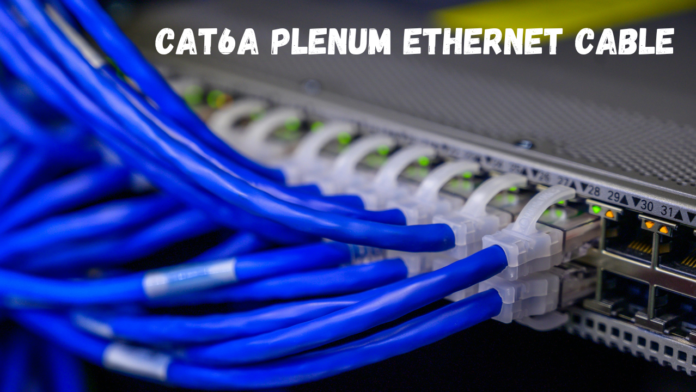 Cat6a Plenum Ethernet Cable